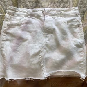 white skirt bought from macys
